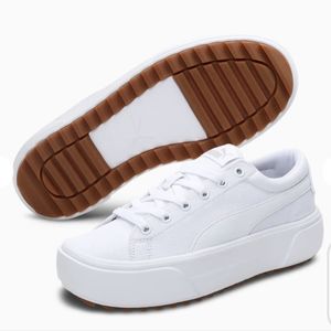 Puma Kaia Platform Women's Sneakers, White Size 7 NEW